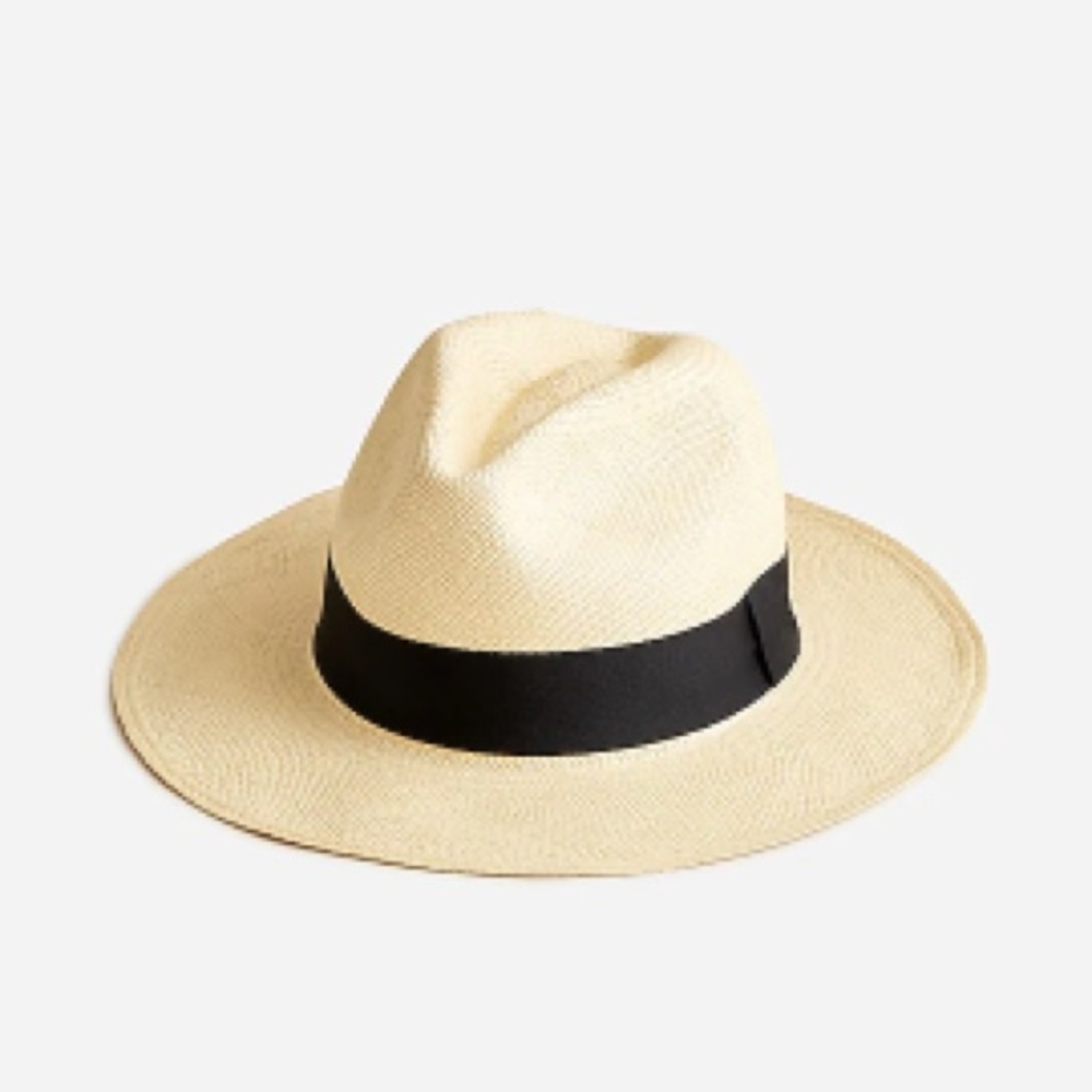 NWT J.Crew Panama Hat, Sz M/L